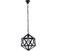 LNNSNE Kitchen Island Hanging Iron Light Fixtures Industrial Geometry Ceiling Japanese-Style Pendant Lamp Compatible, Chandelier