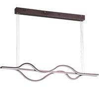 LNNSNE Linear Kitchen Island Pendant Lights, Distorted Strip Hanging Lamp, 46W Living Room Atmosphere Light, Chandelier