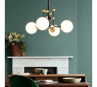 LNNSNE Living Pendant Light Postmodern Compatible with Bedroom Dining Room Study Magic Bean Lamp, Chandelier