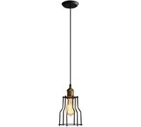 LNNSNE Loft Retro Industrial Hollow Metal Iron Restaurant Pendant Light Antique Single Head Bar Counter Cafe Aisle Cabin Chandelier