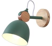 LNNSNE Metal Mount Lamps for Home Decor, Retro Wall Hanging Indoor Light (Pink)