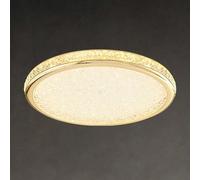 LNNSNE Round Island Postmodern Pendant Ceiling Gold Hanging Light Compatible with Kitchen Dining, Chandelier
