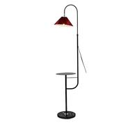 LNNSNE Standing Floor Lamp with Pleated Fabric Shade for Bedroom and Living Room