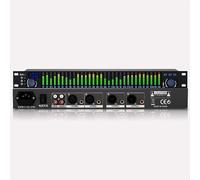 LNNW Ecualizadores Gráficos Ecualizador Digital de 31 Bandas, analizador de Espectro for Montaje en Rack 1U, con reducción de Ruido, 10 Efectos preestablecidos y Ajuste de Agudos, Medios y Graves.