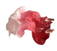 LNNXSZ Abanicos De Seda Abanicos de Seda Real 1 par de Accesorios de Rendimiento de Costillas de tamaño clásico for Danza del Vientre(Color 1,2XL 280x90cm)