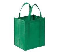 LNNXSZ Bolsas Tela 10 Uds. Bolsas de mano plegables no tejidas, bolsas de mano grandes, bolsas de compras reutilizables de gran capacidad, bolsa de almacenamiento de viaje(Green)