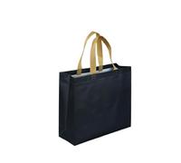 LNNXSZ Bolsas Tela 10 Uds. Durable con asa DIY verde azul no tejido bolso de mano for regalo(Deep Blue,L)
