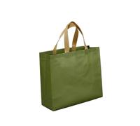 LNNXSZ Bolsas Tela 10 Uds. Durable con asa DIY verde azul no tejido bolso de mano for regalo(Deep Green,M)