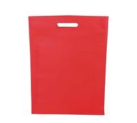 LNNXSZ Bolsas Tela 25 * 35cm 20 unids/lote bolsas de embalaje de regalo bolsas de compras de tela no tejida(Red)