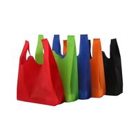 LNNXSZ Bolsas Tela La bolsa de asas no tejida imprimió el bolso promocional reutilizable del ultramarinos(Blue)