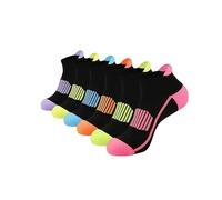 LNNXSZ Calcetines Hombre Cortos Conjunto de 6 pares de calcetines deportivos cortos de verano for hombre y mujer, ideales for ciclismo, correr, primavera y otoño.(Color1)
