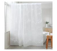 LNNXSZ Cortina De Ducha Thickened Extra Long Shower Curtain Waterproof Bathroom Mildew Proof Printed with Hook Supply(Color 3,150 * 180cm)