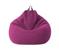 LNNXSZ Puff Exterior Funda Grande de algodón y Lino for puf, sin Relleno, for Esquina, for sillón Tipo puf