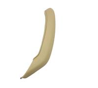 Lnojxxk Tirador Puerta Copiloto Para X3 X4 F25 F26 2010-2016 Interior del coche Manija la puerta del pasajero izquierda derecha Cubierta exterior Moldura cuero(Left Beige)