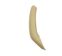 Lnojxxk Tirador Puerta Copiloto Para X3 X4 F25 F26 2010-2016 Interior del coche Manija la puerta del pasajero izquierda derecha Cubierta exterior Moldura cuero(Right Beige)