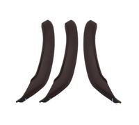 Lnojxxk Tirador Puerta Copiloto Para X3 X4 F25 F26 2010-2016 Manija Interior De La Puerta Del Pasajero Cubierta Exterior De Cuero Juego De Molduras(RHD 3PCS Set Moka)