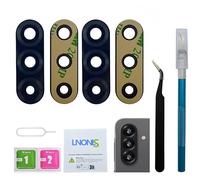 LNONLS 2 lentes de cristal para cámara trasera Galaxy A26 5G de repuesto para Samsung A26 5G con adhesivo preinstalado y kit de herramientas de reparación SM-A266E/DS