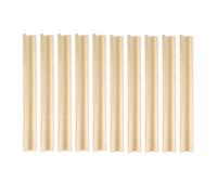 LNQ LUNIQI Soporte de madera para dominó, 10 unidades, 19 cm, accesorio para juegos de dominó, para azulejos de tren mexicano, color madera clara