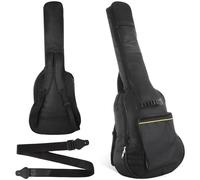 Lnrueg Kit de 2 accesorios para guitarra, bolsa de transporte acolchada para guitarra clásica acústica de 40 y 41 pulgadas con correa ajustable para guitarra Yamaha FS800, a prueba de golpes, tela