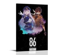 LNSXYSCQ 86 Ochenta y seis dibujos animados clásicos de anime, póster decorativo para pared, pintura para dormitorio, pósteres, 20 x 30 cm, estilo marco