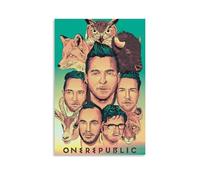 LNSXYSCQ OneRepublic - Póster decorativo de álbumes de música de la serie de cantantes populares, póster decorativo para pared, pintura para dormitorio, 50 x 75 cm, estilo sin marco