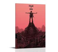 LNSXYSCQ Póster decorativo de la ciudad de Dios con diseño de películas y series de televisión clásicas y maravillosas, 40 x 60 cm, estilo marco