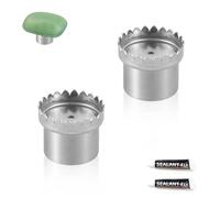 LNSYSNS 2 Piezas Soporte Magnético para Jabón, Acero Inoxidable Magnético para Jabones, sin Necesidad de Taladrar Jaboneras Magnéticas, Plateado, con Pegamento sin Clavos, para Baño, Hotel y Cocina