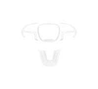 Lnterior del Coche Accesorios Para Decoración De Volante Coche Para Dodge Para Charger Para Challenger 2015-2022 Accesorios para(BLANCO)