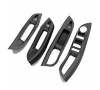 Lnterior Del Coche Adhesivo Decorativo Para Ford Para Focus Para MK3 Para MK4 2015-2018 Panel Ventana Reposabrazos Interior Puerta ABS(Fibra de carbon)
