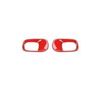 Lnterior del Coche Cubierta Decorativa Para Luz Antiniebla Trasera De Coche Para Jeep Para Renegade 2016-2025 Accesorios para(Rojo)