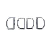 Lnterior Del Coche Cubierta Protectora Decorativa Para Salida Ventilación Aire Acondicionado ABS Para Ford Para Bronco Para Sport 2021-2022(Chrome)