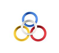 Lnterior Del Coche Embellecedor Decorativo Para Protección Del Volante Coche Para Skoda Para Octavia A7 A5 Para Fabia Para Superb(Rojo)