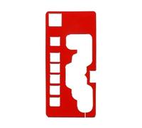 Lnterior Del Coche Para Dodge Para Nitro 2007-2012 Cubierta Decorativa Del Panel La Palanca Cambios Adhesivo Embellecedor Accesorios Interiores Para Coche(Rojo)