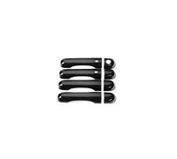 Lnterior Del Coche Para Jeep Para Renegade 2016-2024 Cubierta Decorativa Para Manija De Puerta Lateral Coche Accesorios Exteriores(Negro)