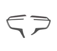 Lnterior del Coche Para Toyota Para Highlander XU70 2020-2024 ABS Car Steering Wheel Switch Button Panel Cover Trim Stickers Accesorios para(A Wood Grain)