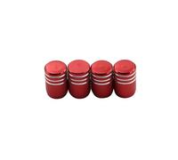 Lnterior del Coche Tapas De Válvula Neumático Coche Carcasa Vástago Aleación Aluminio Para Toyota Para CHR 2016-2023 Accesorios para(Upgrade Red)