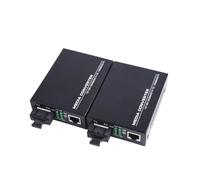 LNWZVMZFV 1 par de conmutadores convertidores de medios de fibra óptica Gigabit de 1000 M, monomodo, multimodo, UPC/APC, 2 puertos SC a 1 RJ45(Single Mode)
