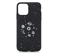 Lnxlanxx Funda Compatible para ZTE Blade A35/ZTE Blade A55 Silicona Bumper Tapa Negro Caso Motivo Moda Ultra Delgado Case Cover Carcasa (Planeta)
