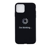 Lnxlanxx Funda Compatible para ZTE Blade A35/ZTE Blade A55 Silicona Bumper Tapa Negro Caso Motivo Moda Ultra Delgado Case Cover Carcasa (Pensar)