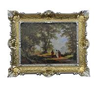 Lnxp Cuadro de Jesucristo con marco de 56 x 46 cm, imágenes religiosas del hijo de Dios (oro y plata)