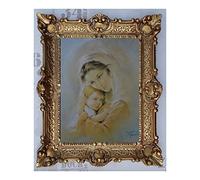 Lnxp Imagen Imágenes Pintura En La Marco Montado 56x46 Cmreligiös Madre Maria Gottes Maria Jesús Cristo 32 - M21-k11, 56x46 CM