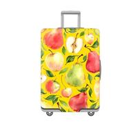 LNXSESN Funda Maleta Cabina Amarillo Verde Manzana Funda para Maletas Mediana Elástico Fundas Maletas De Viaje Lavable Protector De Equipaje con Cremallera Cubierta De Equipaje para 22-25 Pulgadas
