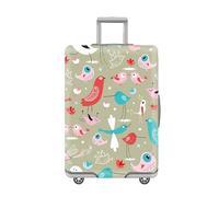 LNXSESN Funda Maleta Cabina Animales Rosados Funda para Maletas Grande Elástico Fundas Maletas De Viaje Lavable Protector De Equipaje con Cremallera Cubierta De Equipaje para 29-32 Pulgadas