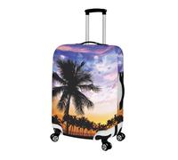 LNXSESN Funda Maleta Cabina Árbol Negro Púrpura Funda para Maletas Elástico Fundas Maletas de Viaje Lavable Protector de Equipaje con Cremallera Fundas para Maleta para 22-25 Pulgadas