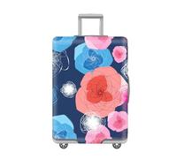LNXSESN Funda Maleta Cabina Blanca Azul Cielo Funda para Maletas Grande Elástico Fundas Maletas De Viaje Lavable Protector De Equipaje con Cremallera Cubierta De Equipaje para 29-32 Pulgadas