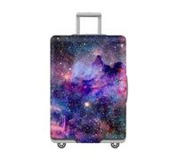 LNXSESN Funda Maleta Cabina Dorado Púrpura Funda para Maletas Mediana Elástico Fundas Maletas De Viaje Lavable Protector De Equipaje con Cremallera Cubierta De Equipaje para 26-28 Pulgadas
