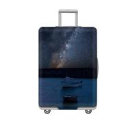 LNXSESN Funda Maleta Cabina Galaxia Azul Negro Funda para Maletas Elástico Fundas Maletas De Viaje Lavable Protector De Equipaje con Cremallera Cubierta De Equipaje para 19-21 Pulgadas