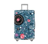 LNXSESN Funda Maleta Cabina Negro Rosa Azul Funda para Maletas Grande Elástico Fundas Maletas De Viaje Lavable Protector De Equipaje con Cremallera Cubierta De Equipaje para 29-32 Pulgadas