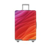 LNXSESN Funda Maleta Cabina Rojo Naranja Púrpura Funda para Maletas Mediana Elástico Fundas Maletas De Viaje Lavable Protector De Equipaje con Cremallera Cubierta De Equipaje para 26-28 Pulgadas