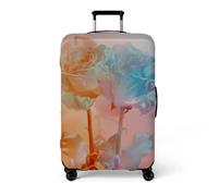 LNXSESN Funda Maleta Cabina Rosa Azul Naranja Funda Maleta Grande Elástico Fundas Maletas de Viaje Lavable Protector de Equipaje con Cremallera Fundas para Maletas para 29-32 Pulgadas